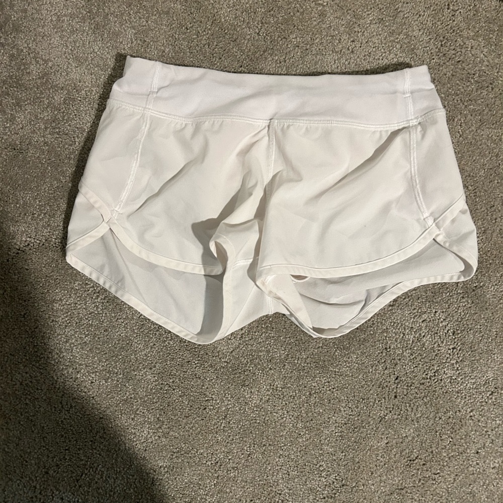 girls white ivivva shorts